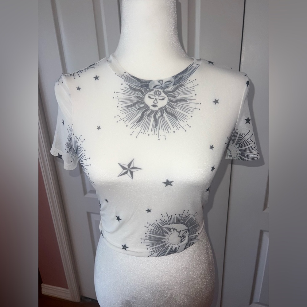 Hippie moon and sun top